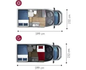 Foto de Autocaravana perfilada 6m