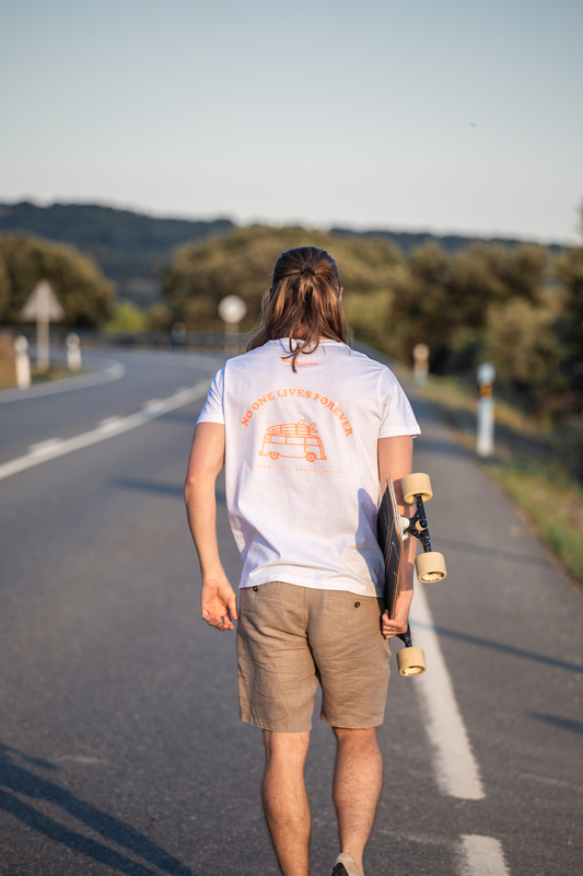 No One Lives Forever White/Orange