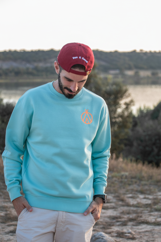 Sudadera Nomad Nature Green Orange
